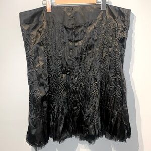 Black Goth Skirt With Tulle